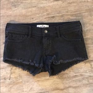 Hollister Black Jean Shorts >> Perfect condition